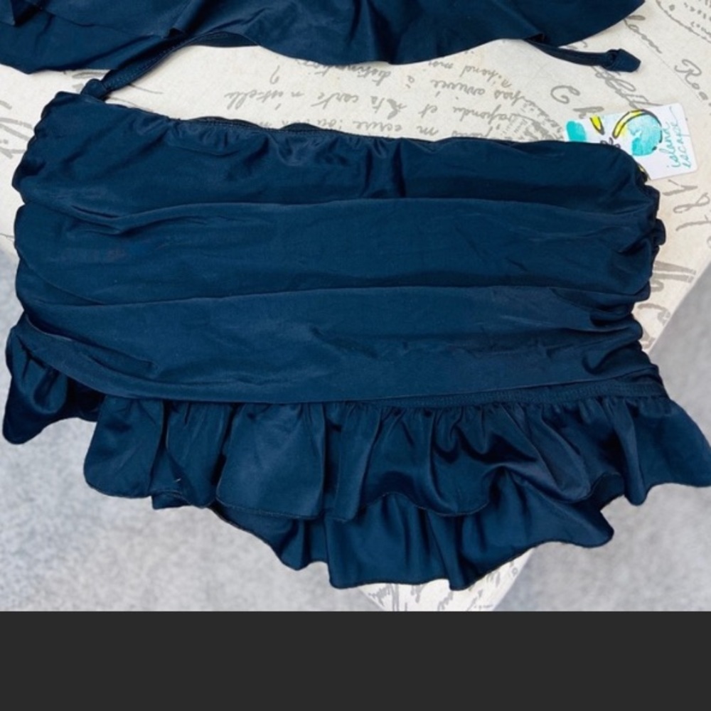 3 for $30- Ruffle Swimsuit Bottoms: Size 8 - Picture 3 of 3